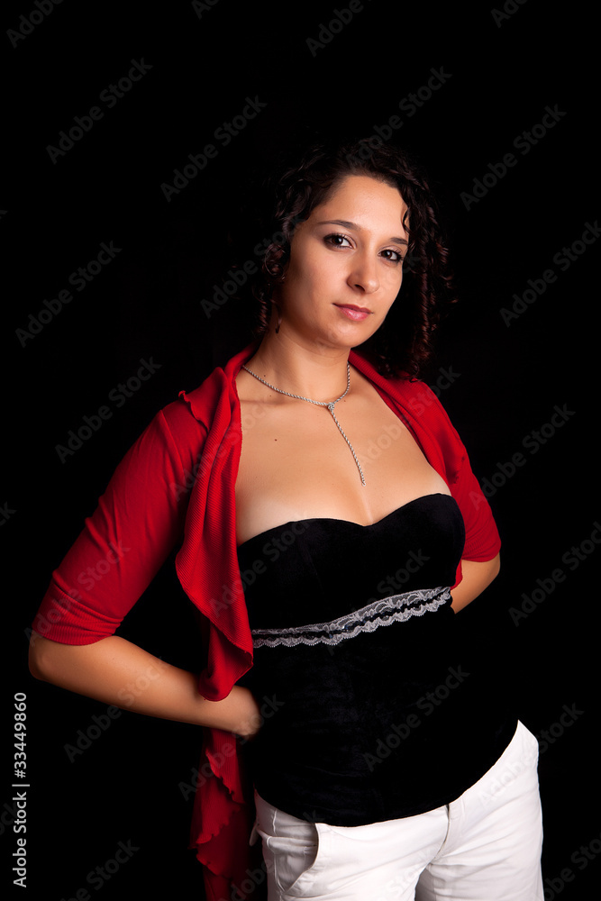 Young and beautiful woman posing Young and beautiful woman posing