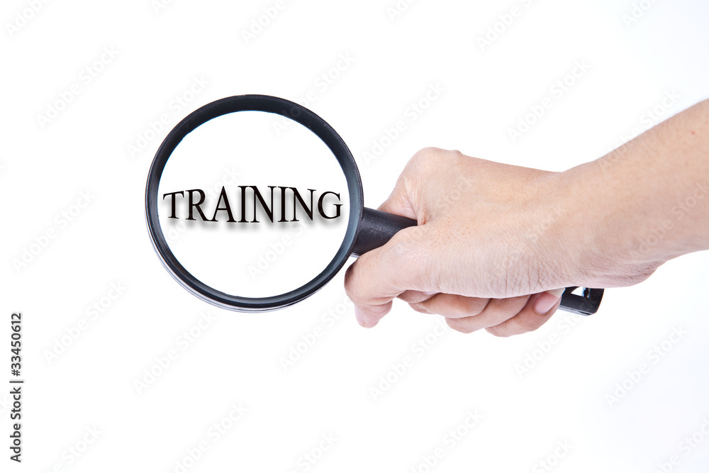 searching word, training by use magnifying glass searching word, training by use magnifying glass