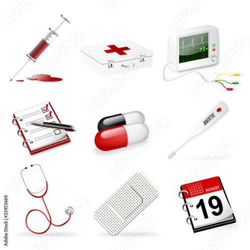 3d Iconset Medizin