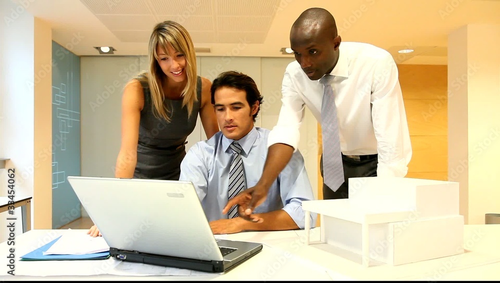 custom made wallpaper toronto digitalTeam of architects working in the office