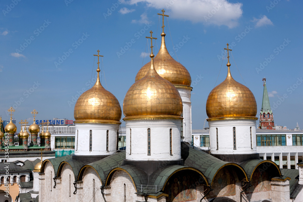 Панорама Москвы с колокольни Иван Великий.