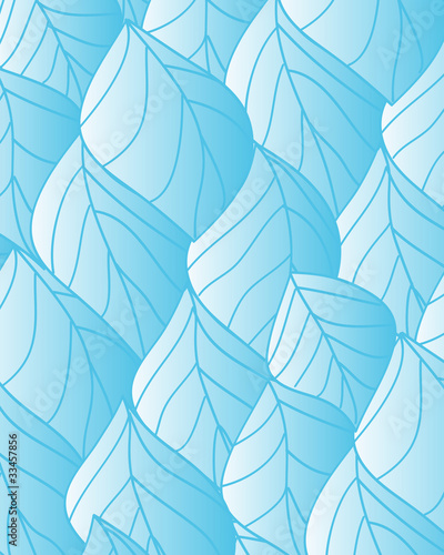 a light blue floral wallpaper