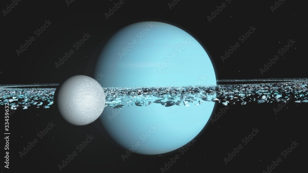 Naklejka premium Blue planet