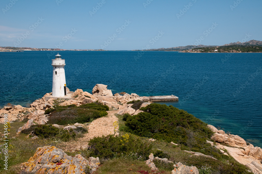 Sardinia, Italy: Palau: Lighthouse of Capo d'Orso