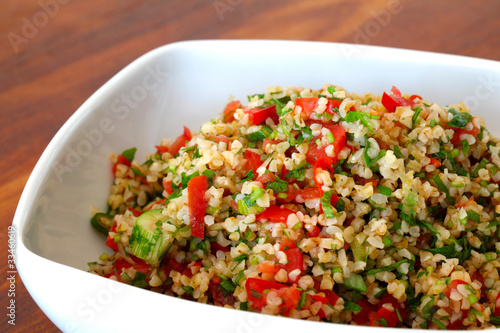Lebanese Tabbouleh in a bowl