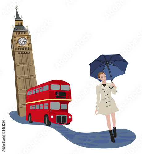 Woman in London