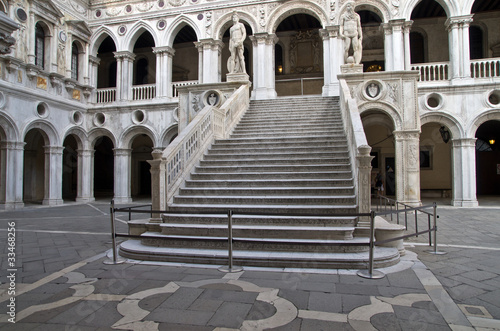 Venezia, Palazzo Ducale, la scala dei Giganti.