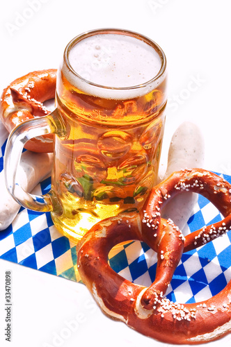 Plakat w ramie Bayerischer Frühschoppen