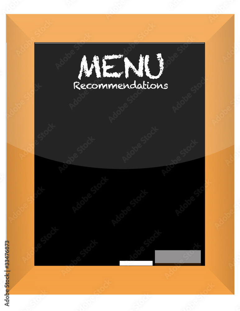 menu recommendations on blackboard menu recommendations on blackboard