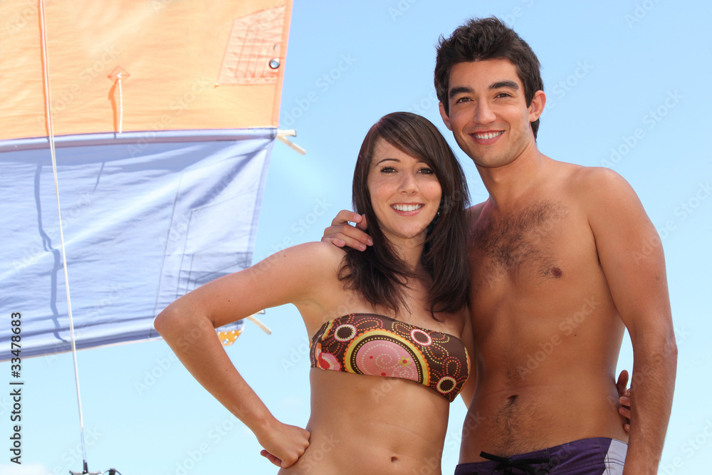 Fototapeta premium Teenage couple