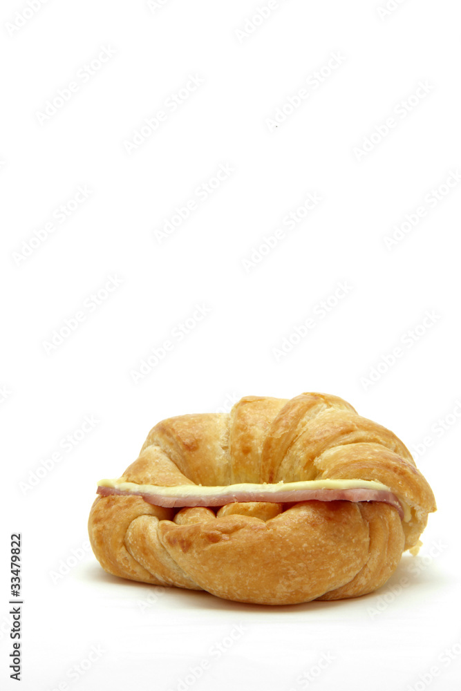 perspective of  Ham Cheese croissant