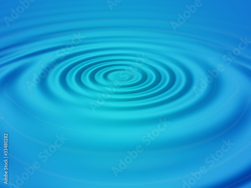 круги концетрические на воде голубые