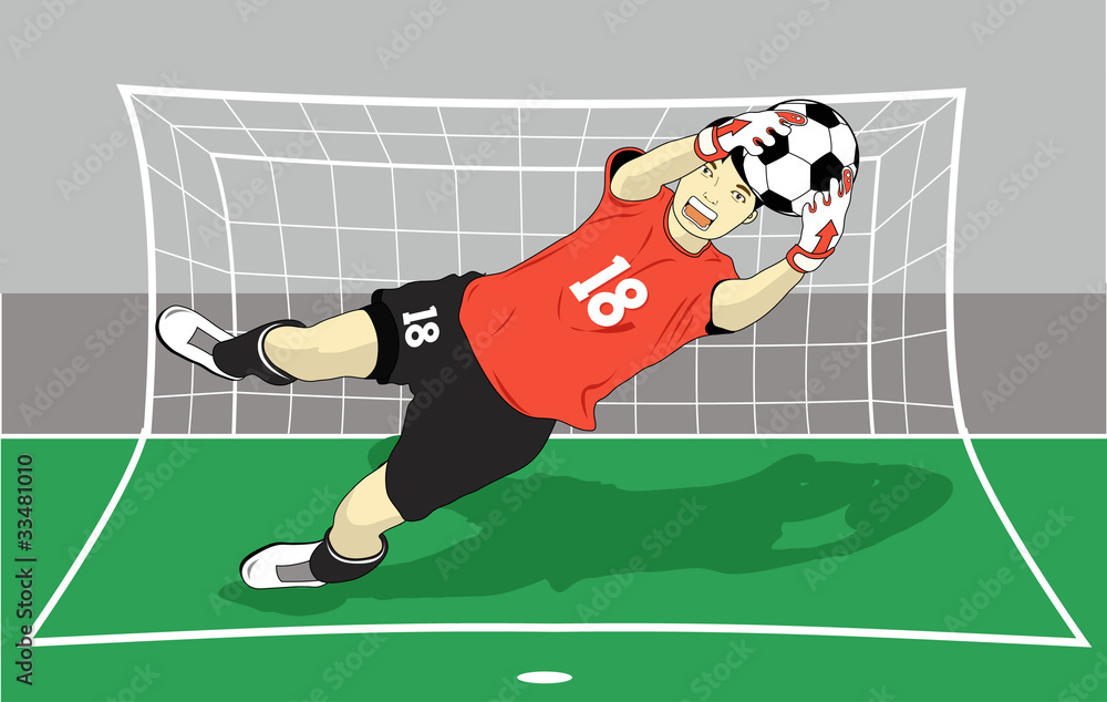 Fototapeta premium fly to catch the ball