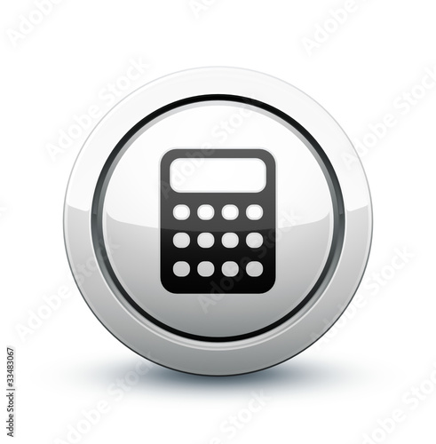 icône calculatrice finance © Beboy