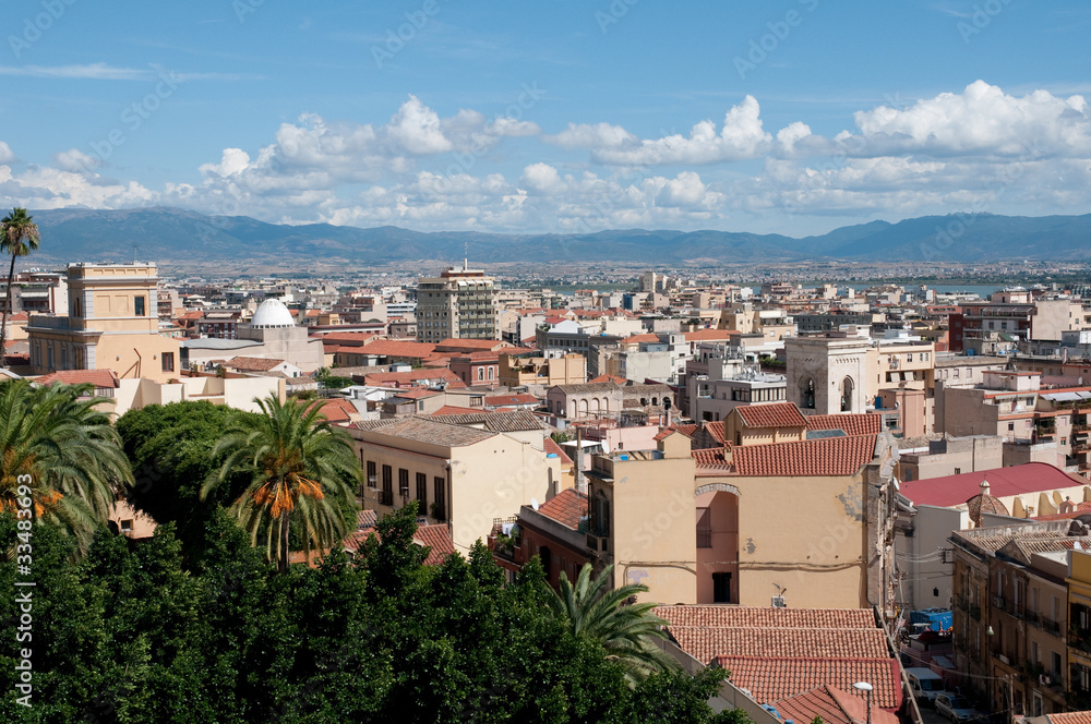 Sardinia, Italy: view of Cagliari