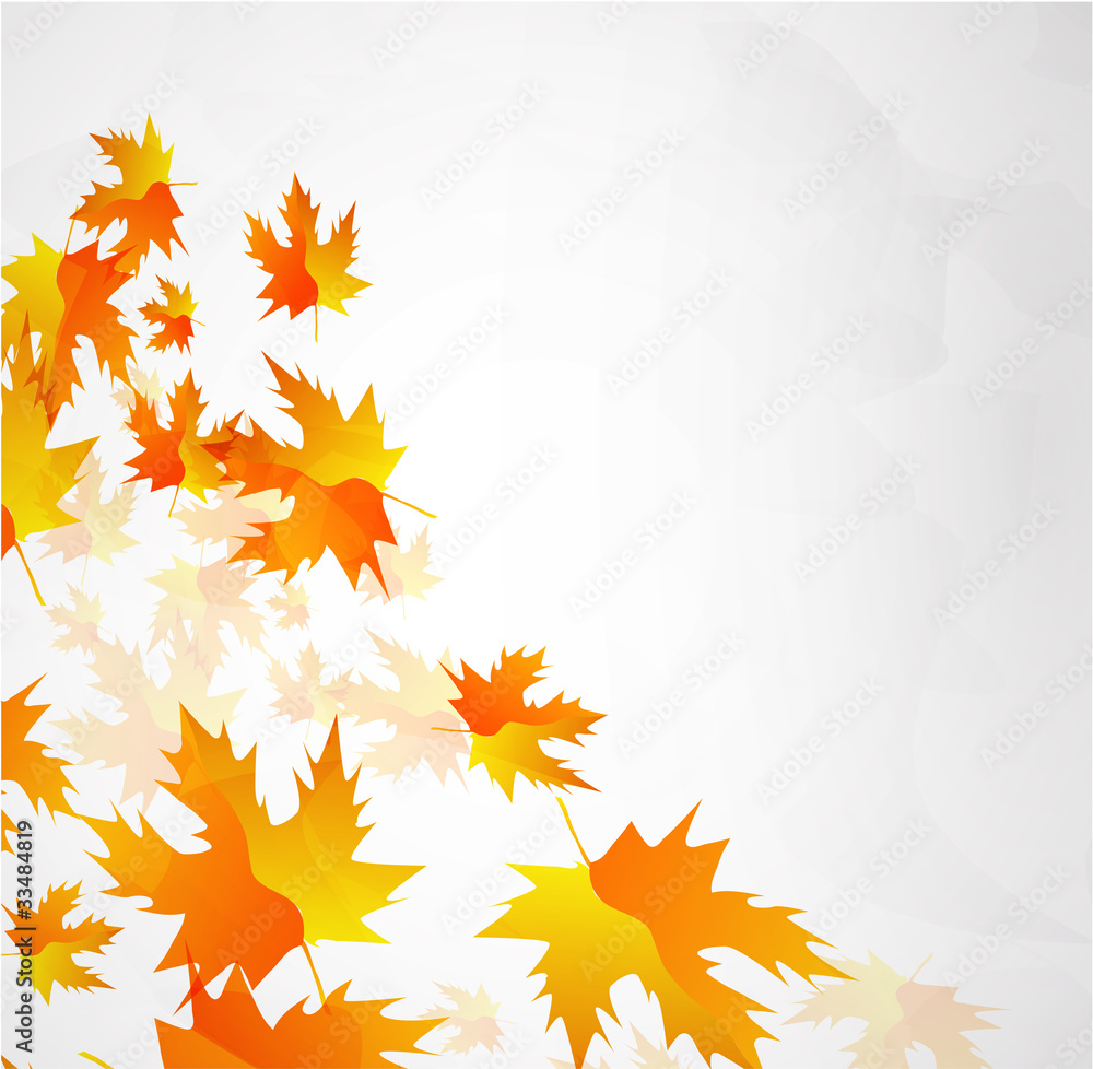 Abstract vector autumn background Abstract vector autumn background