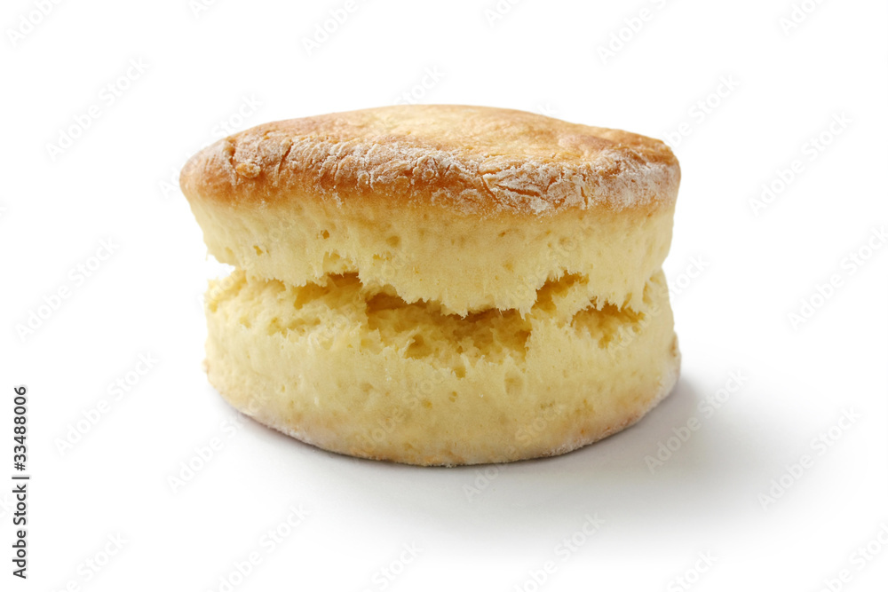 scone isolated on white background