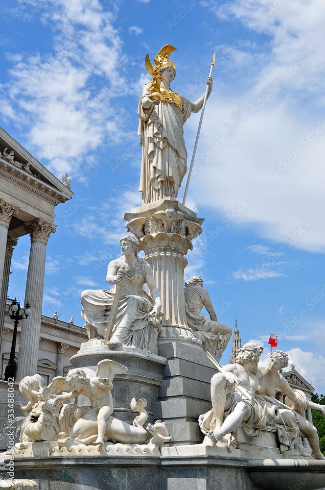 Obraz premium parlament in wien