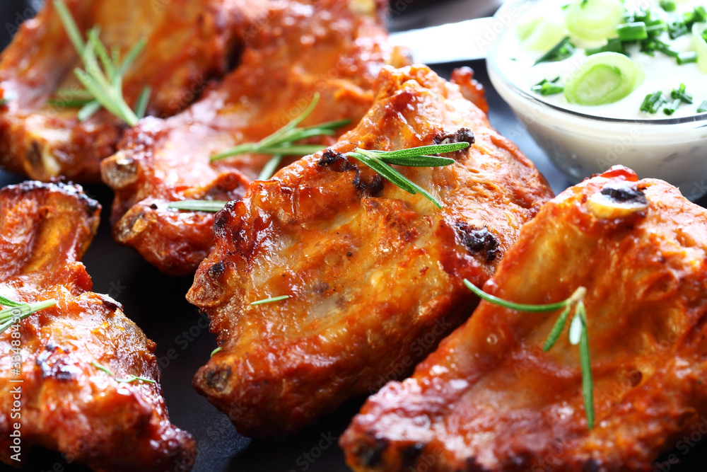 Spare ribs with sour cream Spare ribs with sour cream