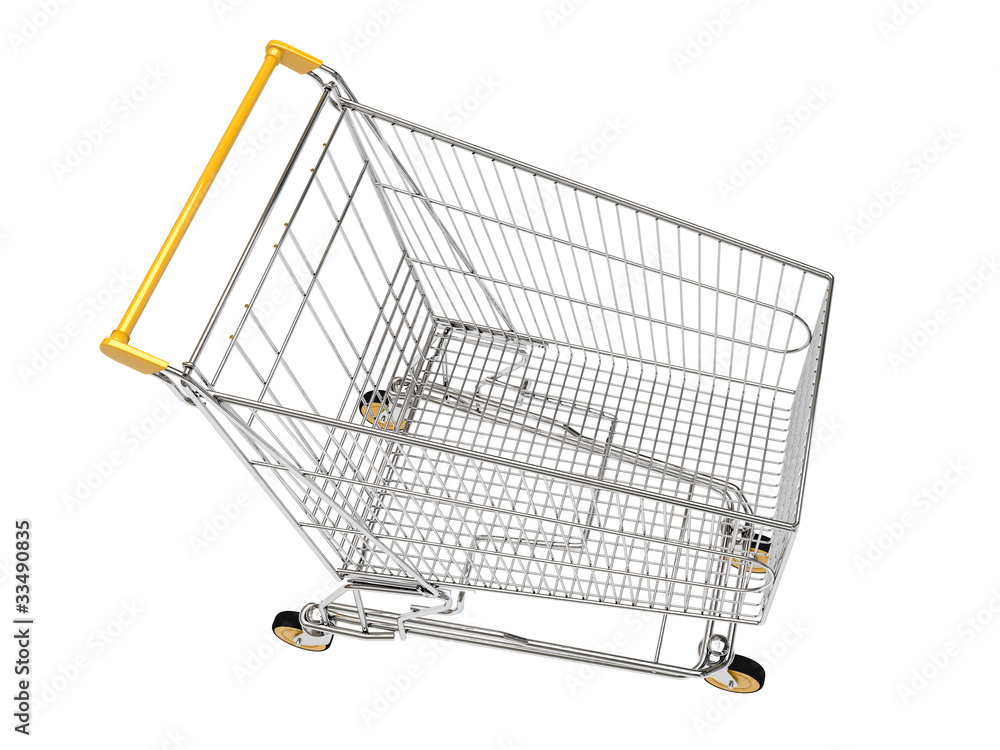 Shopping carts isolated Shopping carts isolated
