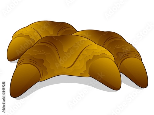 Brioche Croissant Cornetto-Vector