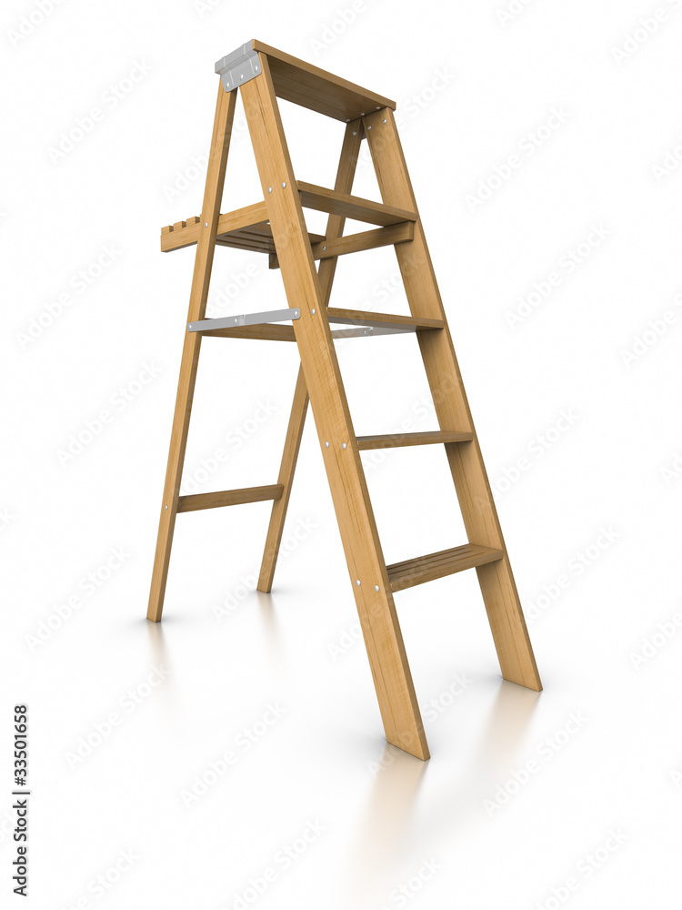 3D Step ladder. 3D Step ladder.