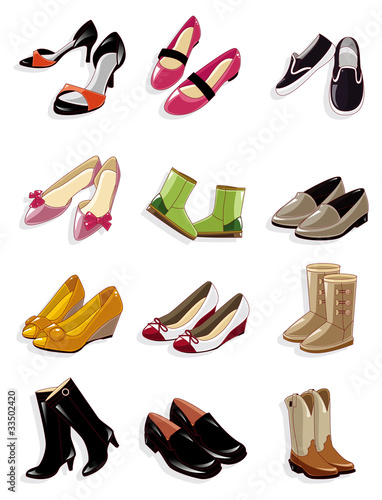 cartoon shoes icon.