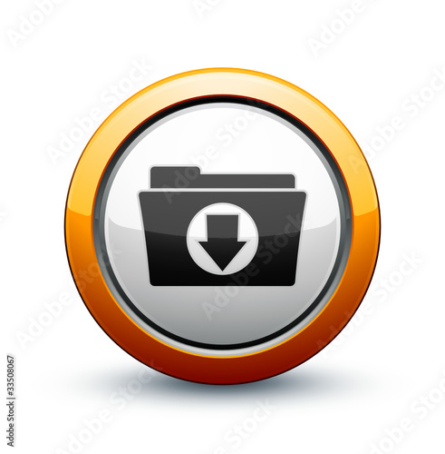 icône dossier téléchargement