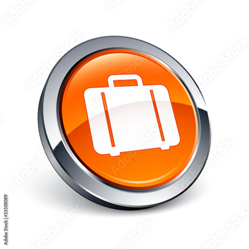 icône bouton internet valise sac