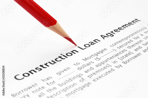 Construction mortgage agreement