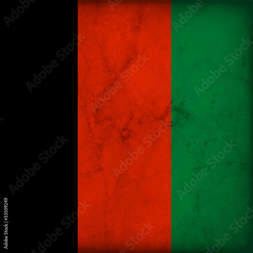 Bandiera dell'Afghanistan in stile vintage