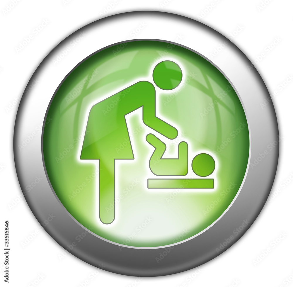 Green glossy 3D effect button Green glossy 3D effect button