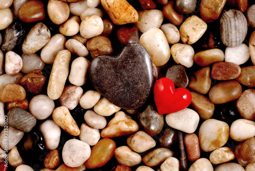 Herzen und steine
