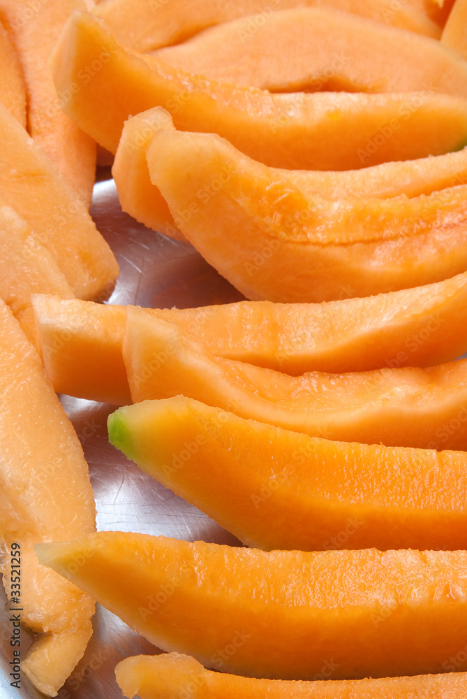 slices of melon slices of melon