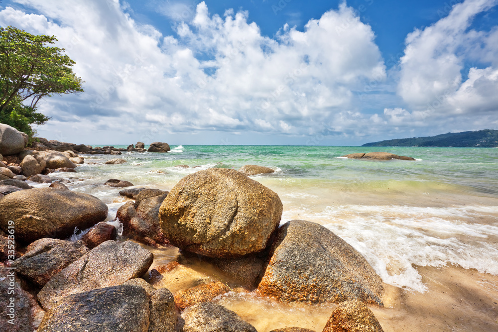 Exotic tropical beach. Exotic tropical beach.