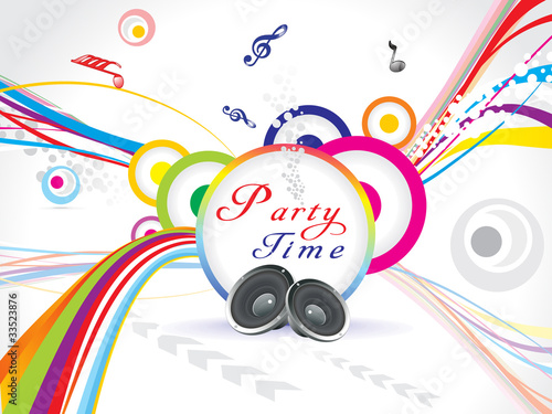 abstract colorful party background