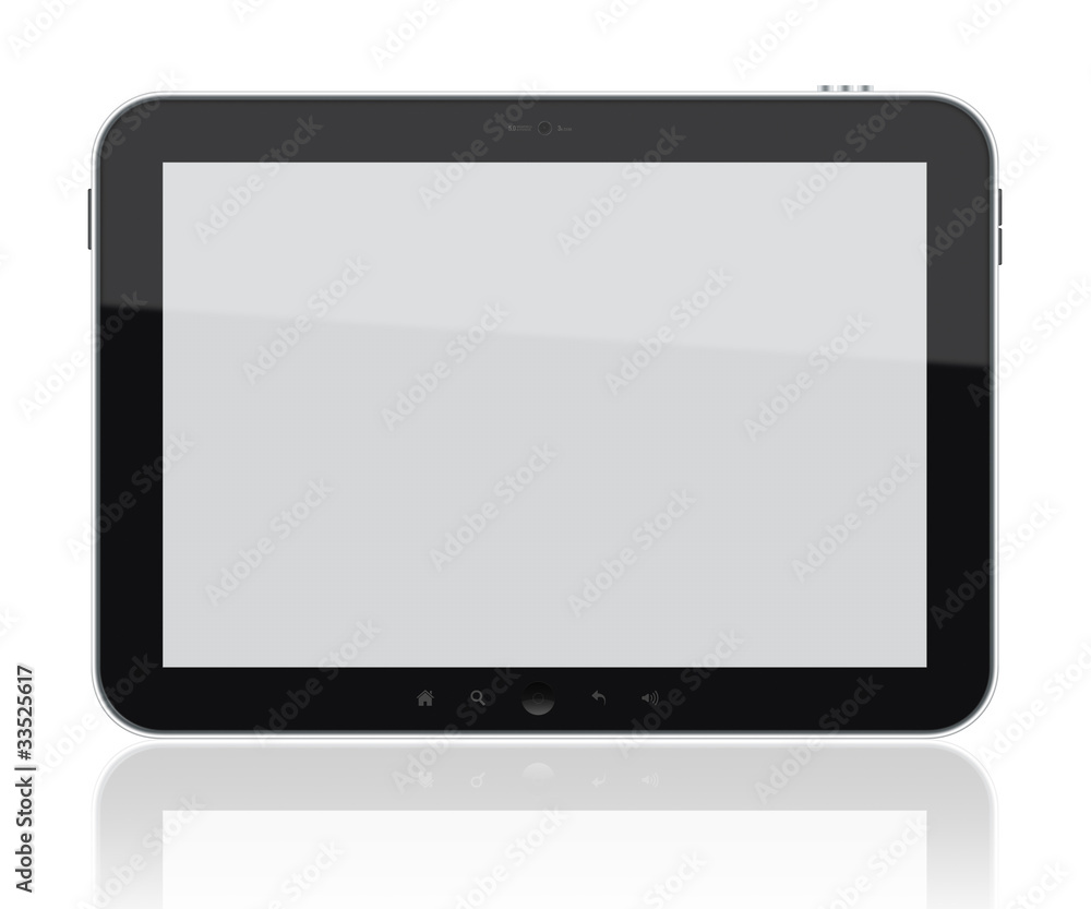 Tablet PC with Clipping Path