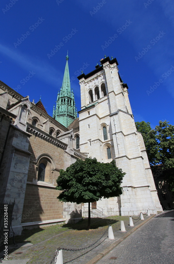 Saint-Peter's cathedral in Geneva, Switzerland