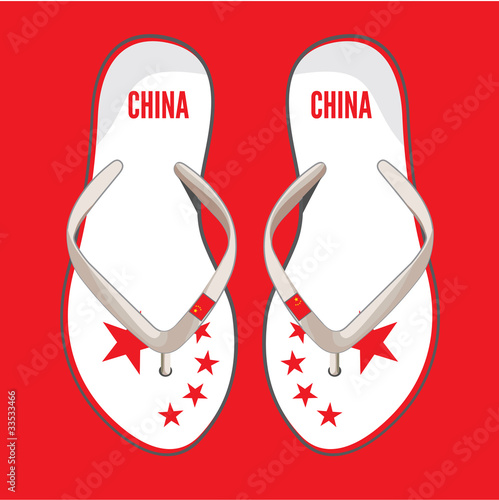 China flip-flops