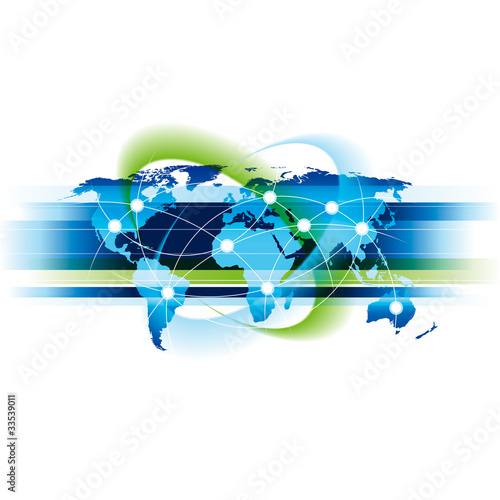 Globale Welt und Business