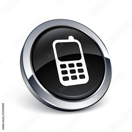 icône bouton internet téléphone