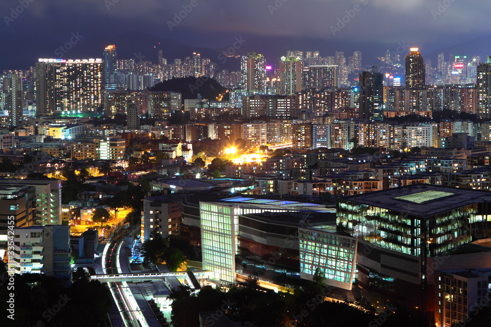 Fototapeta premium modern city at night