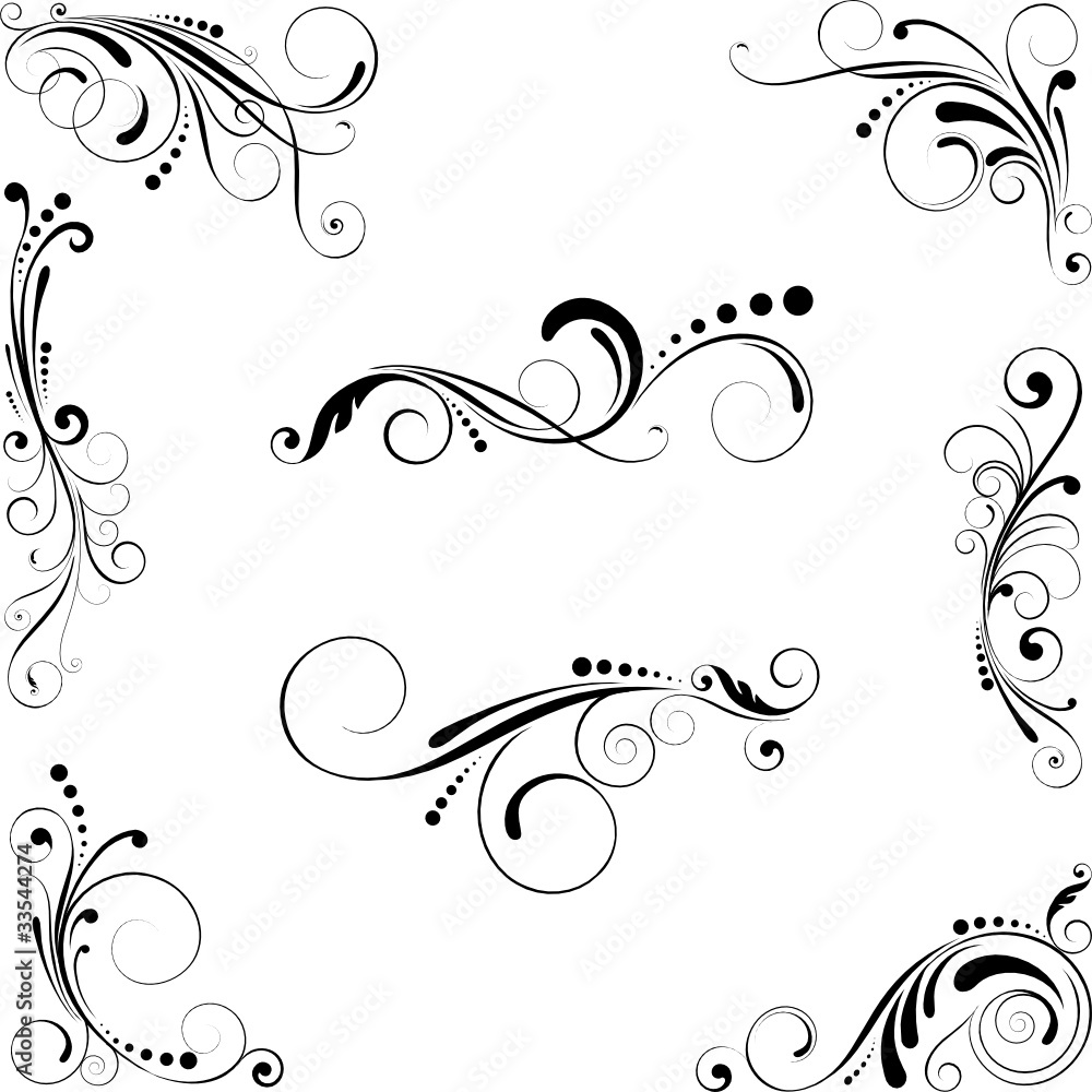 Set of design elements