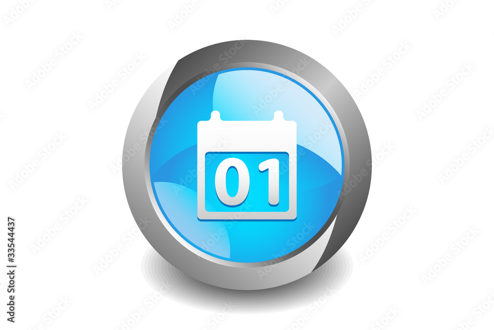 Calendar Button Stock Vector | Adobe Stock