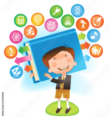 boy with book