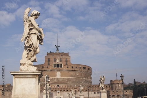 Castel Sant' Angelo in Rome, Italy.