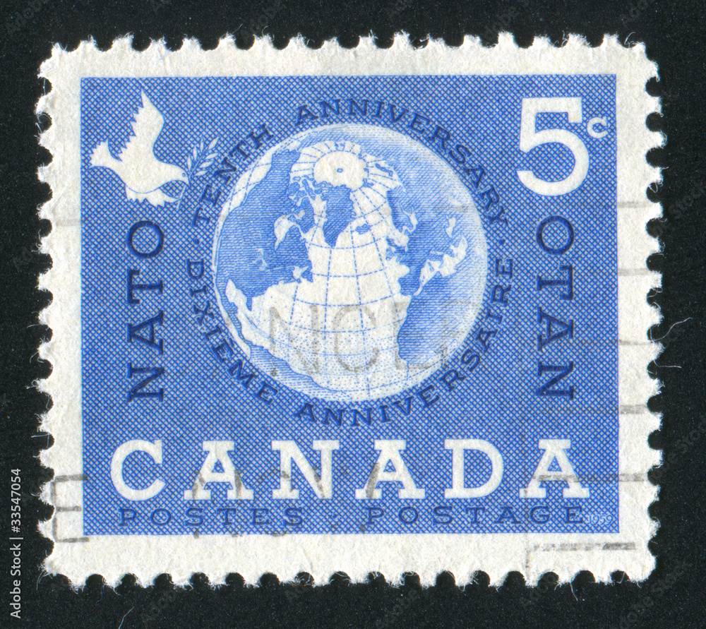 Naklejka premium postage stamp