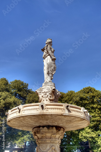 HDR de fontaine - Bayeux