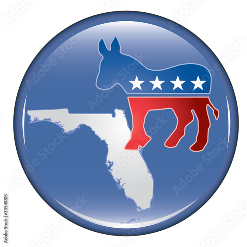 Democrat Florida Button