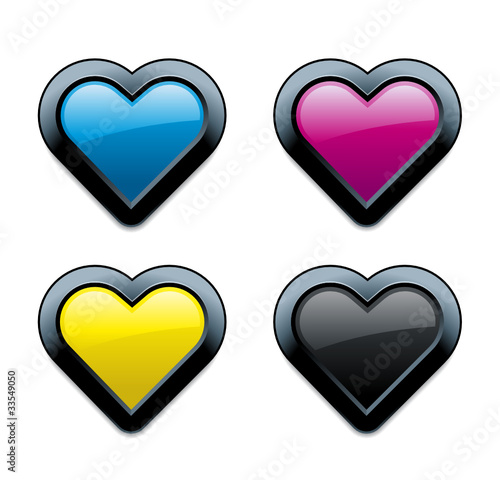 CMJN - CMYK coeur